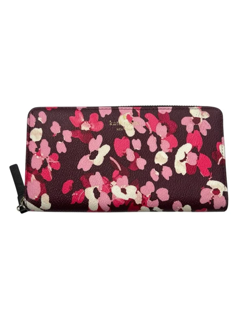 Kate Spade New York Floral Print Zip Around Wallet Large Continental Style